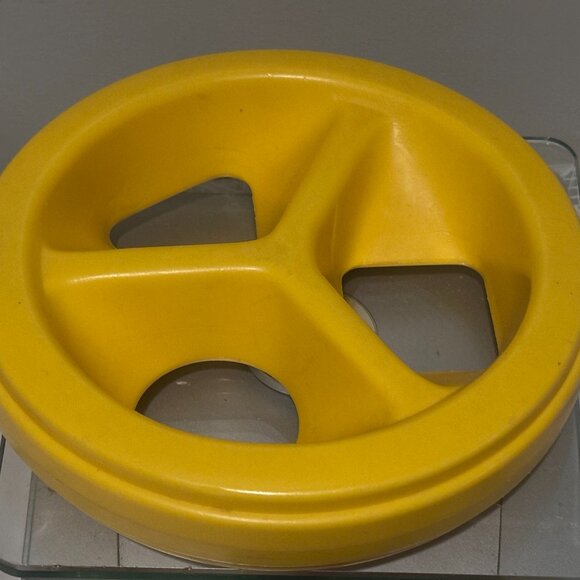 TUPPERWARE Toy Shape Sorter Kids Replacement TOP ONLY MADE IN USA Triangle vtg - Picture 8 of 8